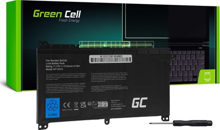 Green Cell BI03XL ON03XL for HP x360 13-U Stream 14-AX 11.55V 2700mAh (HP125V2)