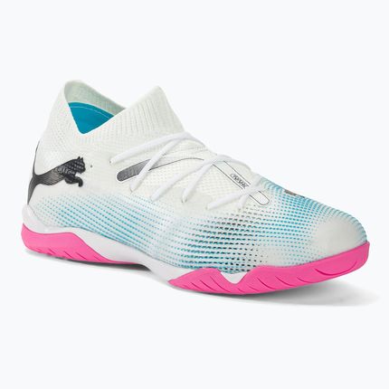 Puma 7 Match It + Mid Puma White/Puma Black/Poison Pink