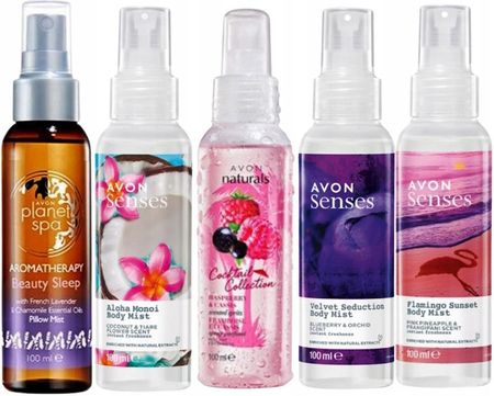 Avon Zestaw 5 Losowych Pachnących Mgiełek