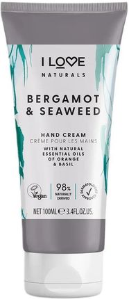 I Love Naturals Hand Cream Krem Do Rąk Bergamot & Seaweed 100Ml  