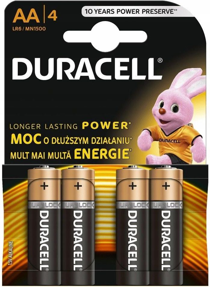 BATERIA DURACELL BASIC LR6/AA (4520103) - Ceny i opinie na Ceneo.pl