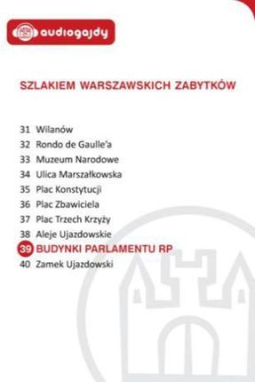Budynki Parlamentu RP. Szlakiem warszawskich zabytków - Ewa Chęć (E-book)