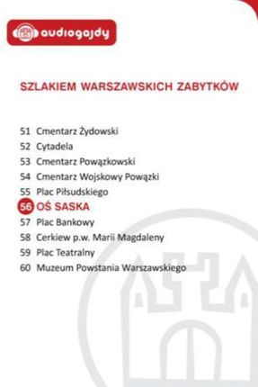 Oś Saska. Szlakiem warszawskich zabytków - Ewa Chęć (E-book)