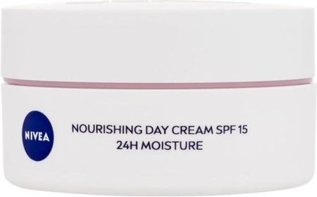 Krem Nivea Nourishing Day Cream Spf15 Odżywczy Z Filtrem Uv Dla Skóry Suchej 50ml