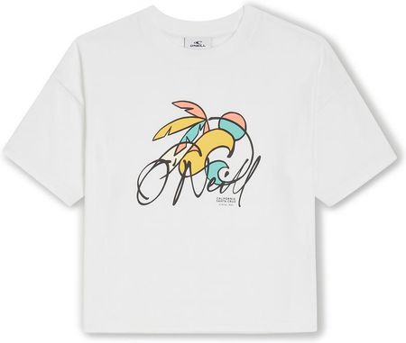 Dziecięca Koszulka z krótkim rękawem O'Neill Addy Graphic T-Shirt 3850074-11010 – Biały