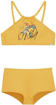 Dziecięcy Strój kąpielowy dwuczęściowy O'Neill Mix And Match Cali Holiday Bikini 3800059-12022 – Żółty