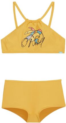 Dziecięcy Strój kąpielowy dwuczęściowy O'Neill Mix And Match Cali Holiday Bikini 3800059-12022 – Żółty