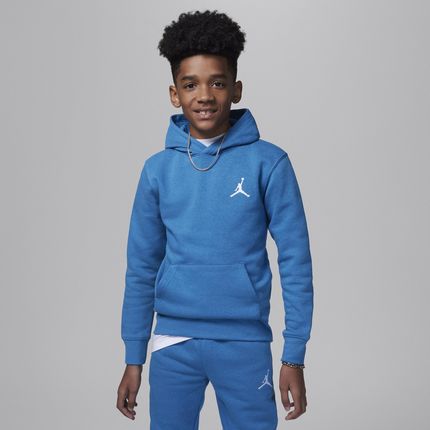 Bluza z kapturem dla dużych dzieci Jordan MJ Essentials Pullover Hoodie - Niebieski