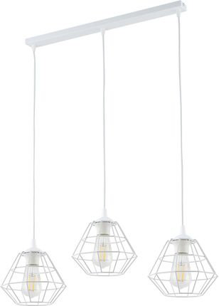 TK Lighting Lampa wisząca DIAMOND NEW listwa biała 3xE27 (O-6810220)