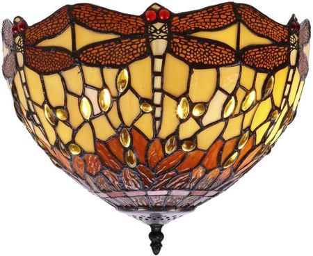 Emaga Lampa Sufitowa Viro Belle Amber Bursztyn Żelazo 60 W 30 X 25 Cm (D1603143)
