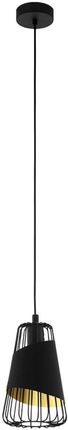 Eglo Lampa wisząca AUSTELL czarna śr.16,5cm E27 (O-6832141)