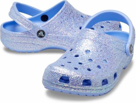 Damskie Buty Chodaki Klapki Crocs Classic Glitter 205942 Clog 37-38