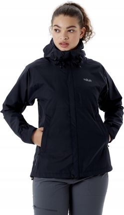 Damska kurtka przeciwdeszczowa Rab Downpour Eco Jacket black 12