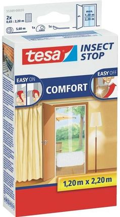 Tesa Moskitiera na drzwi COMFORT 1,2m x 2,2m biała