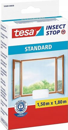 Tesa Moskitiera na okno STANDARD 1,5m x 1,8m biała