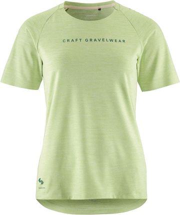 Damska Koszulka z krótkim rękawem Craft Adv Gravel SS Tee W 1913184-644200 – Zielony