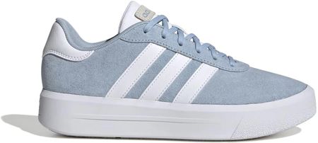 Damskie Buty Adidas Court Platform Suede Ig8612 – Niebieski