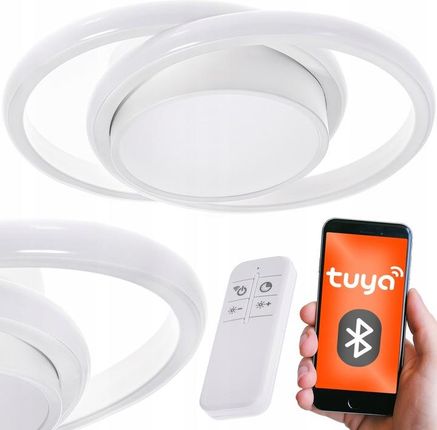 Ledtechnics Lampa Sufitowa Led Ściemnia Aplikacja Na Telefon Tuya Smart Bluetooth Pilot (Lw045T)