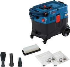 Sistema 12v Professionale Aspirapolvere Bosch Professional GAS 12V - 900 L/ Min, 0.35L, Per Batterie 12V (Non Incluse) Batteria 12V Esclusa