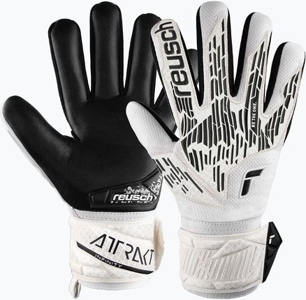 Rękawice Bramkarskie Reusch Attrakt Infinity Nc White/Black