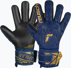 Zdjęcie Rękawice Bramkarskie Dziecięce Reusch Attrakt Freegel Silver Junior Premium Blue/Gold/Black - Dobre Miasto