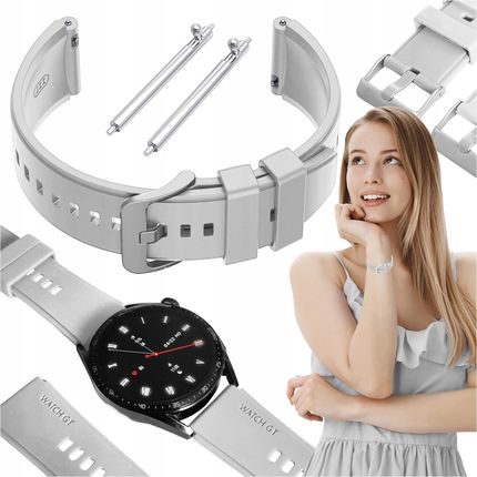 Pasek Do Samsung Galaxy Watch 6 Classic 47Mm Smartwatch Biała Opaska 20Mm