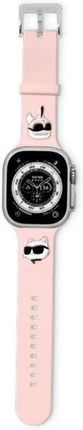 Karl Lagerfeld Pasek Do Apple Watch 1 2 3 4 5 6 7 8 Se Ultra Strap 3D Rubber Choup