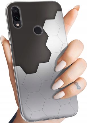 Hello Case Etui Do Xiaomi Redmi 7 Szare Metallic Grey Obudowa Pokrowiec