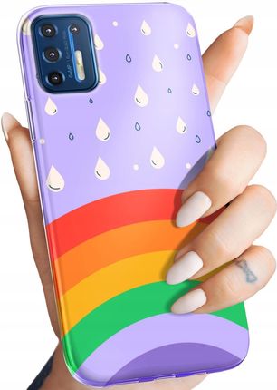 Hello Case Etui Do Motorola Moto G9 Plus Tęcza Rainbow Obudowa Pokrowiec