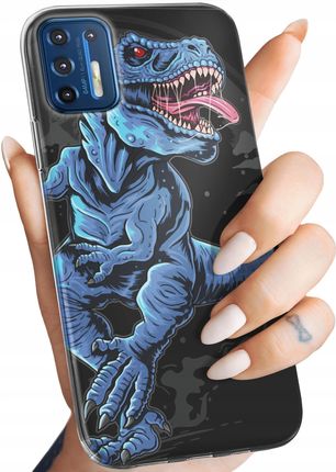 Hello Case Etui Do Motorola Moto G9 Plus Dinozaury Reptilia Prehistoryczne
