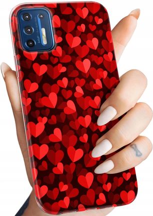 Hello Case Etui Do Motorola Moto G9 Plus Walentynki Miłość Serce Obudowa