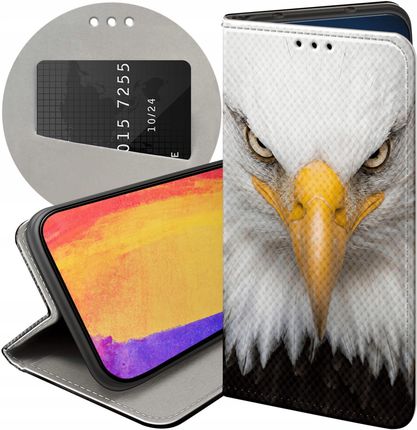 Hello Case Etui Z Klapką Do Xiaomi Redmi Note 9T Orzeł Sokół Eagle Futerał
