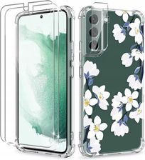 Amazon Zestaw Etui Samsung Galaxy S22 Plus 5G W Kwiaty 2X Szkło Hartowane