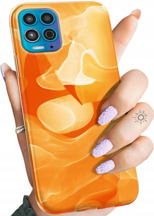 Hello Case Etui Do Motorola Moto G100 Pomarańczowe Pomarańcze Orange Obudowa