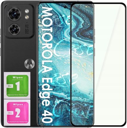Case Szkło Hartowane 5D Do Motorola Edge 40 Szybka Na Cały Ekran Pełne