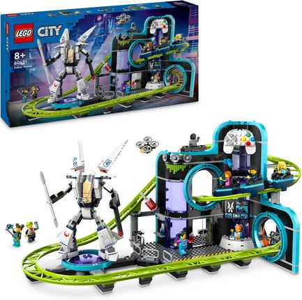 LEGO City 60421 Park Świat robotów z rollercoasterem
