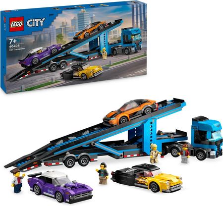LEGO City 60408 Laweta z samochodami sportowymi