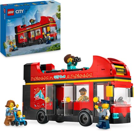 LEGO City 60407 Czerwony, piętrowy autokar