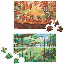 Melissa & Doug Puzzle Dwustronne Dla Dzieci Let’S Explore Seek Find 48 El Melissaanddoug
