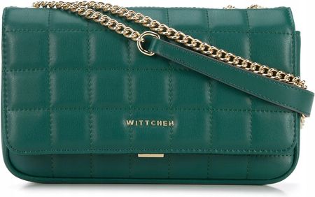 Wittchen damska torebka z pikowanej skóry zielona