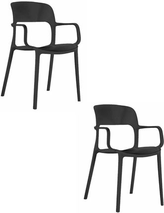Krzesło SAHA - czarne x 2