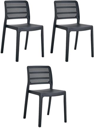 Krzesło PAGI - czarne x 3
