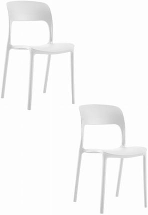 Krzesło IPOS - białe x 2