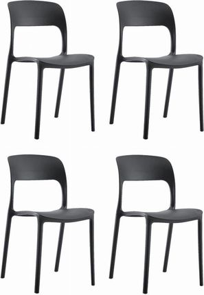 Krzesło IPOS - czarne x 4