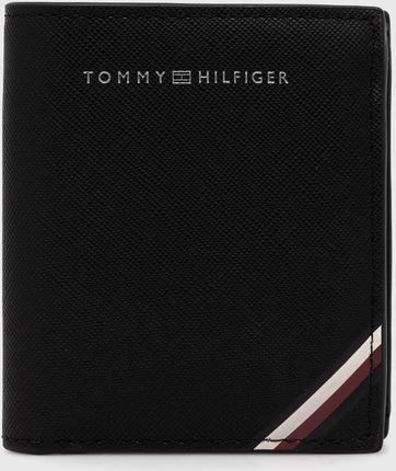 Tommy Hilfiger portfel skóra naturalna czarny mężczyzna