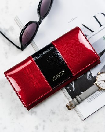 Secret Collection～RED～ SUKIENKA MIDI NICOLE ZDOBIONA SREBRNYMI DŻETAMI CZERWONA