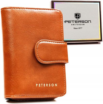 Mały portfel damski ze skóry ekologicznej  - Peterson
