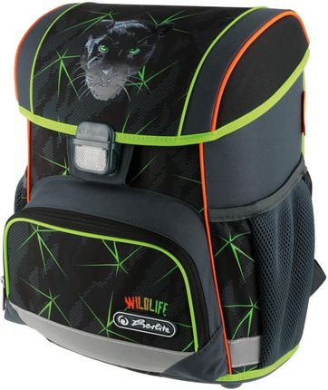 Herlitz Zestaw Tornister Plecak Szkolny Loop Plus Wild Life Czarna Pantera - zdjęcie 3