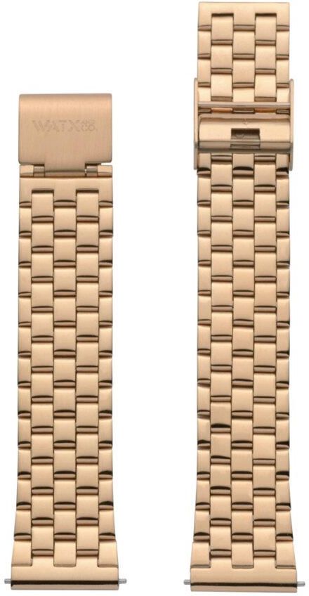 Watx ANDCO Cinturino Per Orologio COWA1142 In Silicone - Unisex, Adulto - Colore Nero, Fibbia Inclusa
