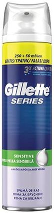 Gillette Series Sensitive Shaving Foam Pianka do golenia dla skóry wrażliwej, 300ml